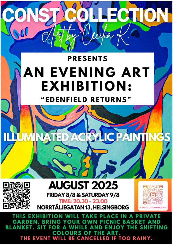 Evening Garden Exhibition 2025 — official poster